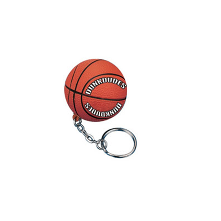 Porte-clé publicitaire métal ballon de basket