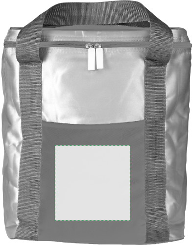 Sur la poche face avant