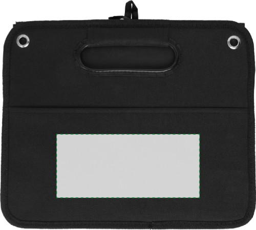 Sur la poche face avant