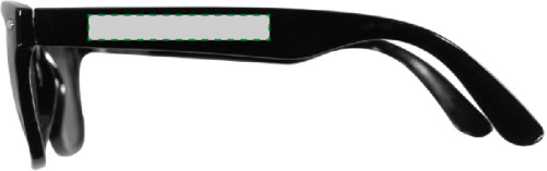 Sur le côté gauche