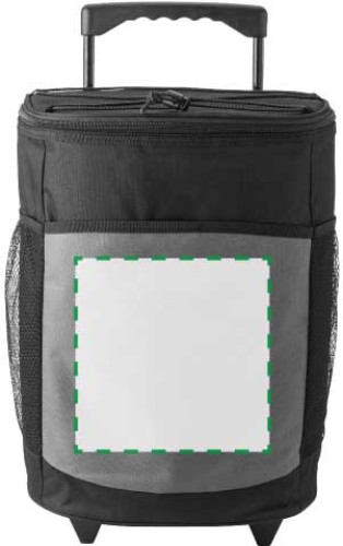 Sur la poche face avant