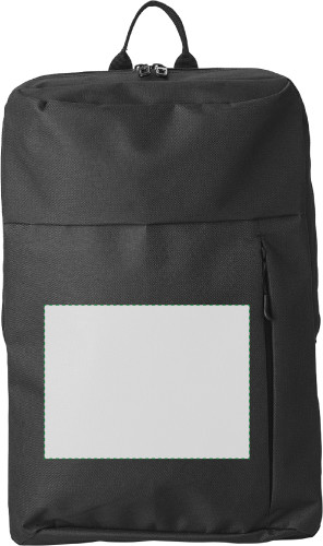 Sur la poche face avant