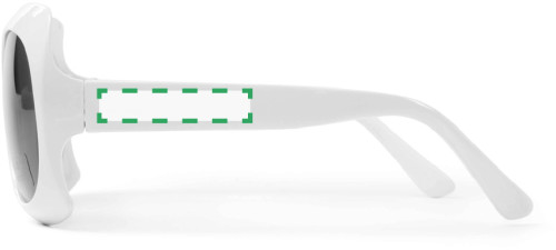 Sur le côté gauche
