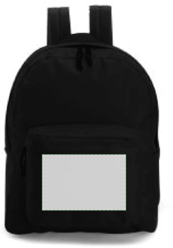 Sur la poche face avant