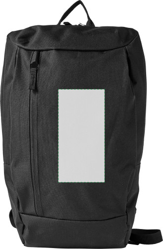 Sur la poche face avant