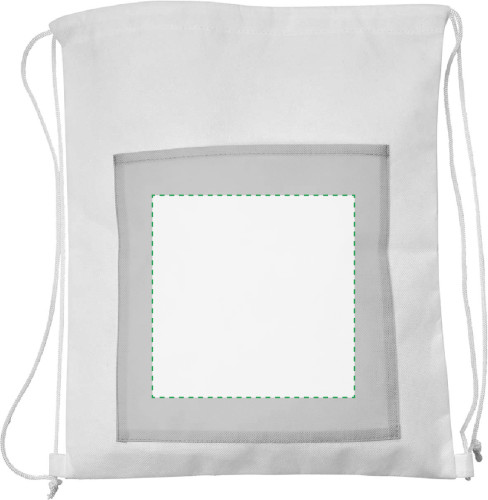 Sur la poche face avant