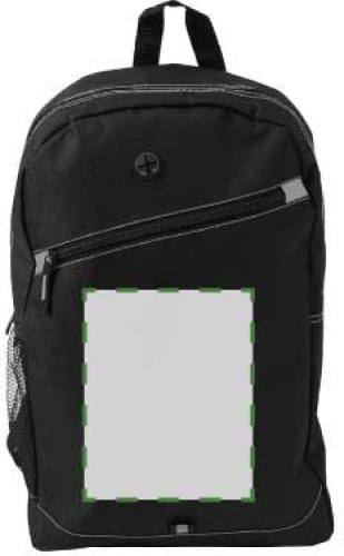 Sur la poche face avant