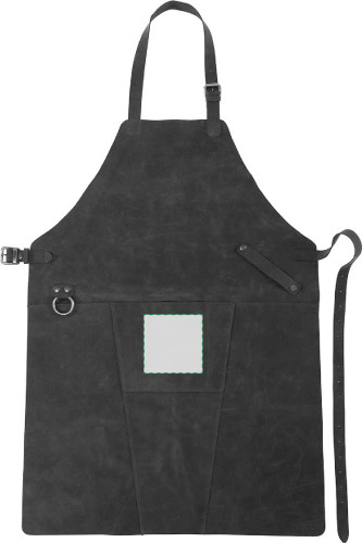 Sur la poche face avant