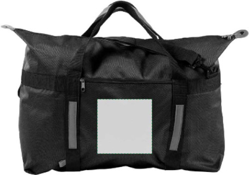 Sur la poche face avant