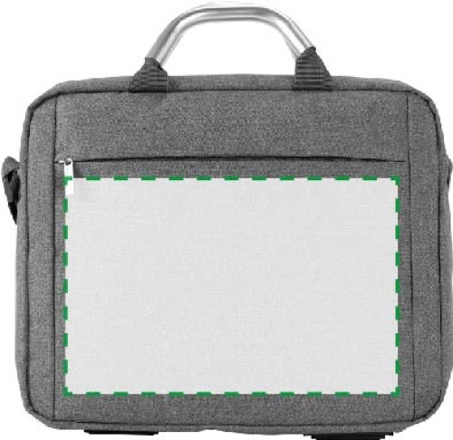 Sur la poche face avant