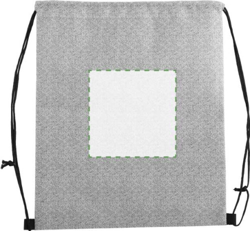 Sur la poche face avant