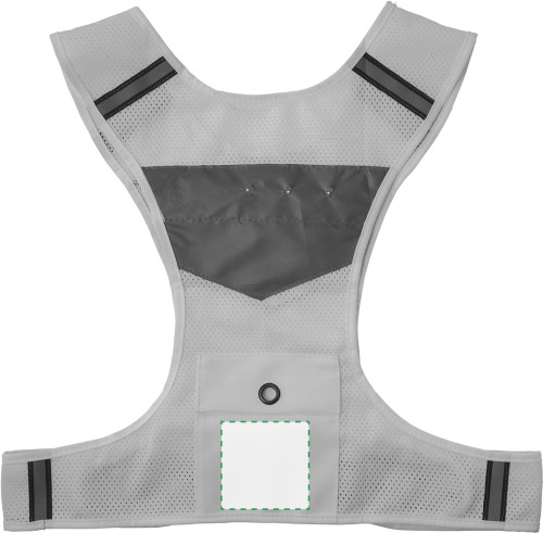 Sur la poche face avant