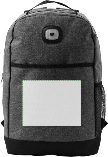 Sur la poche face avant