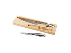 2 couteaux à découper coffret bois Kitchen Artist