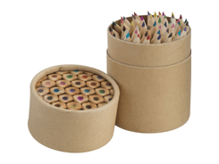 48 crayons de couleurs, boîte en carton