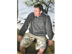 Active fleece top polaire col zippé