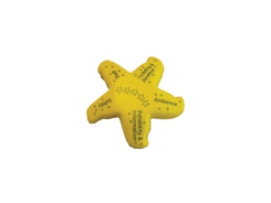 Étoile de mer anti-stress jaune