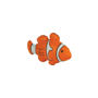 Anti-stress Poisson Clown Orangeorange