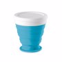 ASTRADA. Verre de voyage pliable 250 ml BleuBleu clair