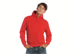 B&c monster men sweat-shirt homme zippé capuche