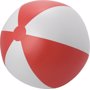 Ballon de plage jumbo. Rougerouge/blanc