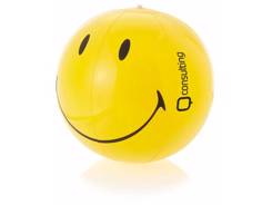 Ballon de plage smiley