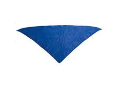 Bandana bleu en polyester