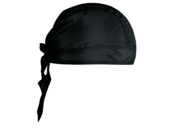 Bandana noir en coton/polyester