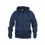 Basic hoody full zip Au choixbleu foncé