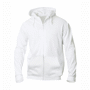 Basic hoody full zip Blancblanc