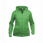 Basic hoody full zip ladies Vertvert