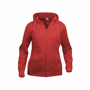 Basic hoody full zip ladies Rougerouge
