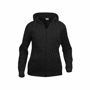 Basic hoody full zip ladies Noirnoir