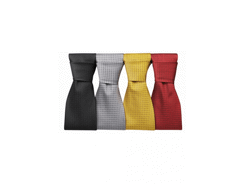 Basket weave tie cravate