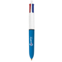 Bic® 4 colours mini Au choixblanc/bleu