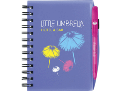 Bic® notebooks plastic cover fashion colours