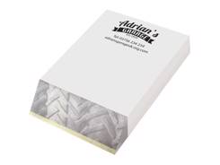 Bloc-notes publicitaire A7 biseauté 