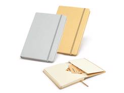 Carnet argenté ou doré