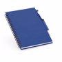 Bloc-notes couverture rigide personnalisé BleuBleu