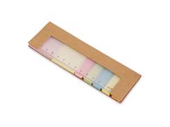 Bloc-notes repositionnables règle