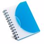 Bloc-notes semi-rigide personnalisé BleuBleu clair