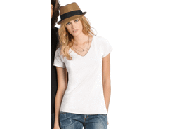 Blondie classic t-shirt col v femme