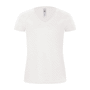 Blondie classic t-shirt col v femme Au choixWhite