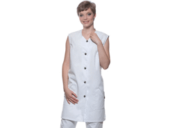 Blouse logotée sans manches femme