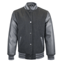 Blouson teddy homme Grisgris/noir