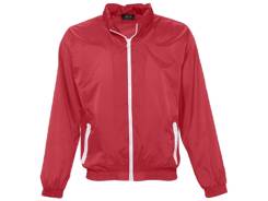 Blouson unisexe impermÉable zips contrastÉs blancs