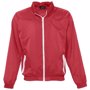 Blouson unisexe impermÉable zips contrastÉs blancs Rougerouge
