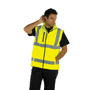 Bodywarmer hi-vis softshell Jaunejaune fluo