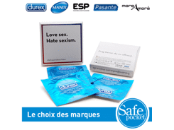 Boite 3 préservatifs ou 2 préservatifs + 1 lubrifi