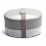 Boite a repas (lunch box) en plastique BlancBlanc Gris